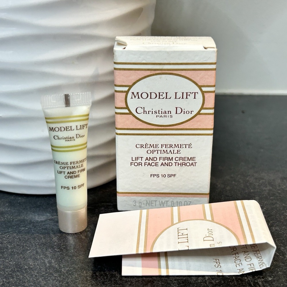 New Vintage Christian Dior MODEL LIFT Lift & Firm Cream‎ SPF 10 Sample Size 3g